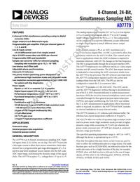 AD7770ACPZ-RL Datasheet Cover