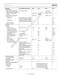 AD7770ACPZ-RL Datasheet Page 7