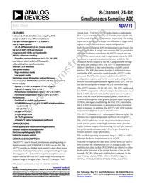 AD7771-4BCPZ-RL Datasheet Cover