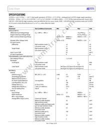 AD7771-4BCPZ-RL Datasheet Page 5
