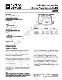 AD7780BRZ-REEL Datasheet Cover