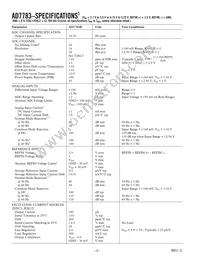 AD7783BRU-REEL7 Datasheet Page 2