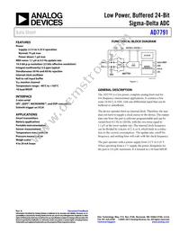 AD7791BRM Datasheet Cover