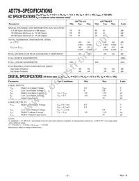 AD779KNZ Datasheet Page 2