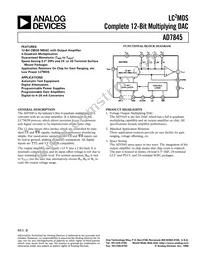 AD7845KNZ Datasheet Cover