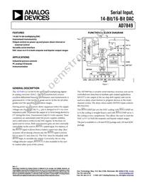 AD7849CR-REEL Datasheet Cover