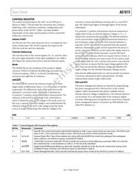 AD7873BRQZ-REEL7 Datasheet Page 19