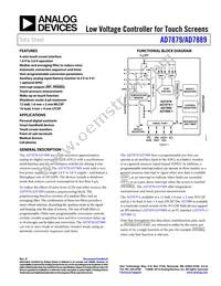 AD7879ACBZ-500R7 Datasheet Cover