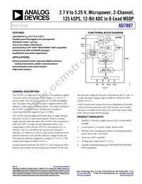 AD7887BR-REEL7 Datasheet Cover