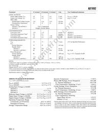 AD7892BR-3REEL Datasheet Page 3