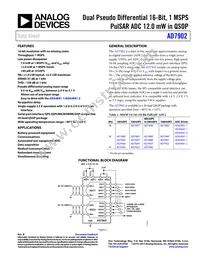 AD7902BRQZ-RL7 Datasheet Cover