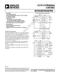 AD7945BRS-REEL Datasheet Cover
