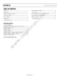 AD7980SRMZ-EP Datasheet Page 2