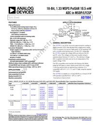 AD7984BCPZ-RL Datasheet Cover