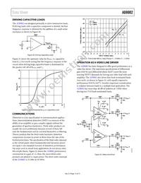 AD8002ANZ Datasheet Page 15