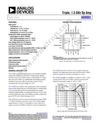AD8003ACPZ-R2 Datasheet Cover