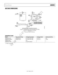 AD8003ACPZ-R2 Datasheet Page 15