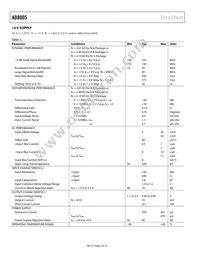 AD8005ARTZ-R2 Datasheet Page 4