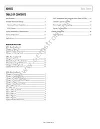 AD8022ARZ-REEL Datasheet Page 2