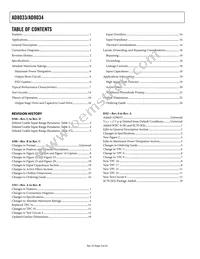 AD8034ARTZ-R2 Datasheet Page 2