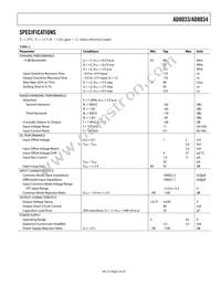 AD8034ARTZ-R2 Datasheet Page 3