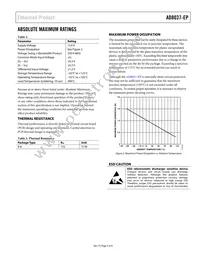 AD8037SRZ-EP-R7 Datasheet Page 5