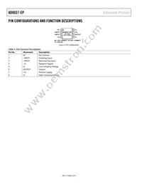 AD8037SRZ-EP-R7 Datasheet Page 6