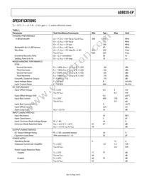 AD8039SRZ-EPR7 Datasheet Page 3