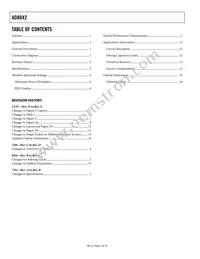 AD8042AR-REEL Datasheet Page 2