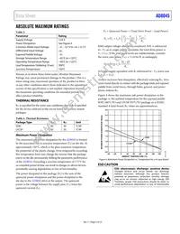 AD8045ARDZ-REEL Datasheet Page 5