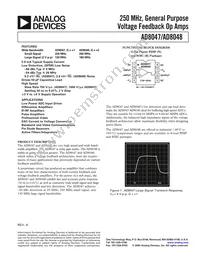 AD8048ANZ Datasheet Cover