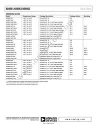 AD8063ARTZ-R2 Datasheet Page 20
