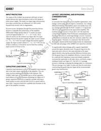 AD8067ART-REEL7 Datasheet Page 16