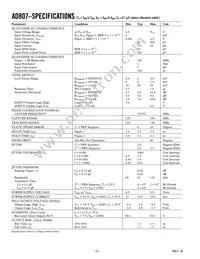 AD807A-155BRZRL7 Datasheet Page 2