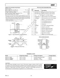 AD807A-155BRZRL7 Datasheet Page 3