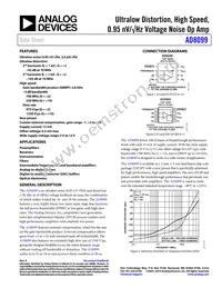 AD8099ACPZ-R2 Datasheet Cover