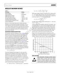 AD8099ACPZ-R2 Datasheet Page 5