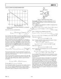 AD8113JSTZ Datasheet Page 15