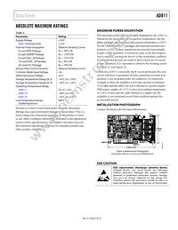 AD811JRZ-REEL Datasheet Page 5