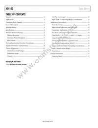 AD8122ACPZ-R7 Datasheet Page 2