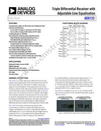 AD8123ACPZ-RL Datasheet Cover