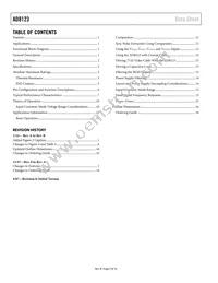 AD8123ACPZ-RL Datasheet Page 2