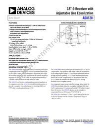 AD8128ACPZ-R2 Datasheet Cover
