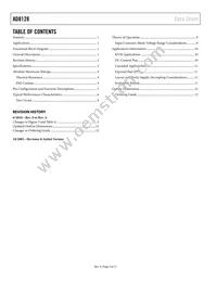 AD8128ACPZ-R2 Datasheet Page 2