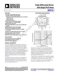 AD8133ACPZ-R2 Datasheet Cover