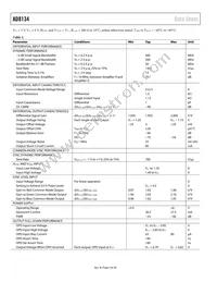 AD8134ACPZ-R2 Datasheet Page 4