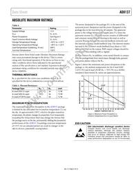 AD8137YCPZ-R2 Datasheet Page 9