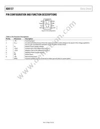 AD8137YCPZ-R2 Datasheet Page 10