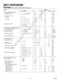 AD813AR-14-REEL7 Datasheet Page 2