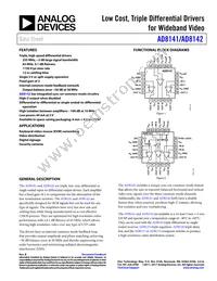 AD8142ACPZ-R2 Datasheet Cover